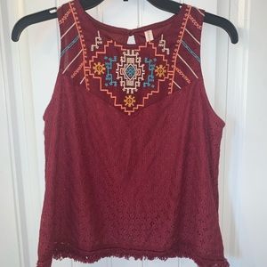 Cute red summer shirt!